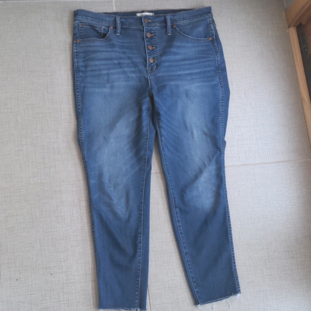 Madewell High Rise Crops - Picture 2 of 8